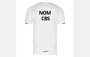 T-shirt Victor Blanc CBS